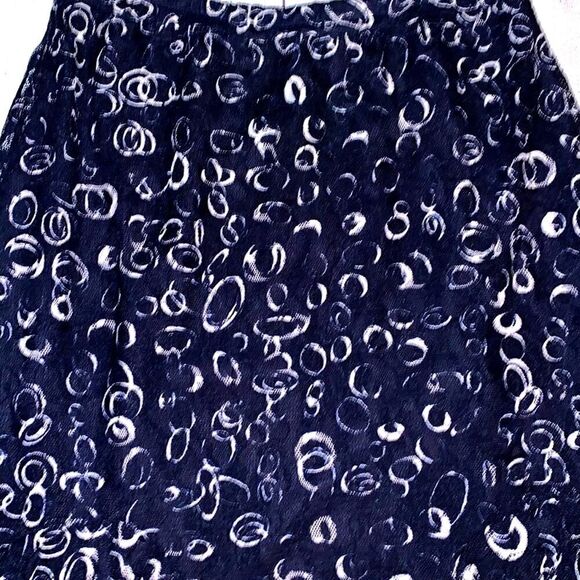 Christopher & Banks navy & white lace skirt - Picture 2 of 3